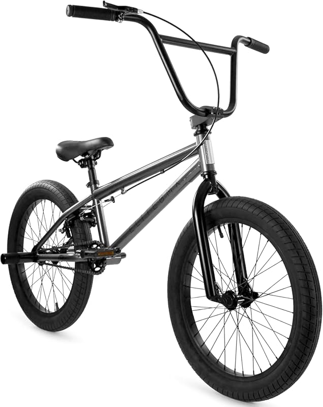 Elite BMX Stealth Freestyle Bike, Durable Steel Frame, Youth & Adult S
