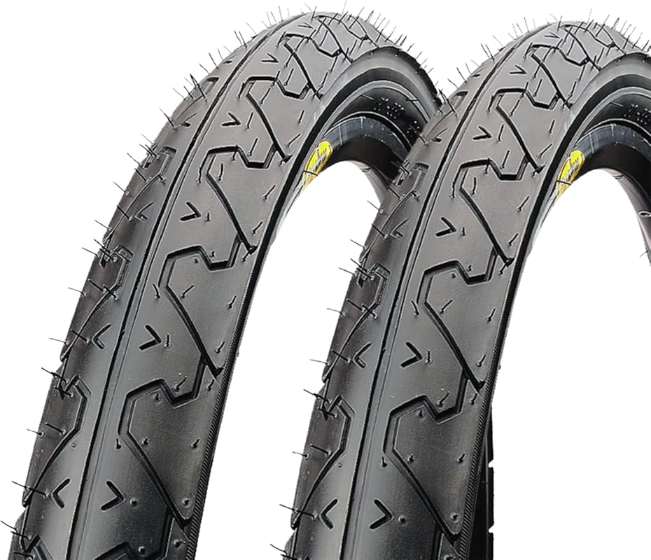 CyclingDeal 26x1.95 Slick Wire Bead Tires – Blackwall MTB Hybrid Pack