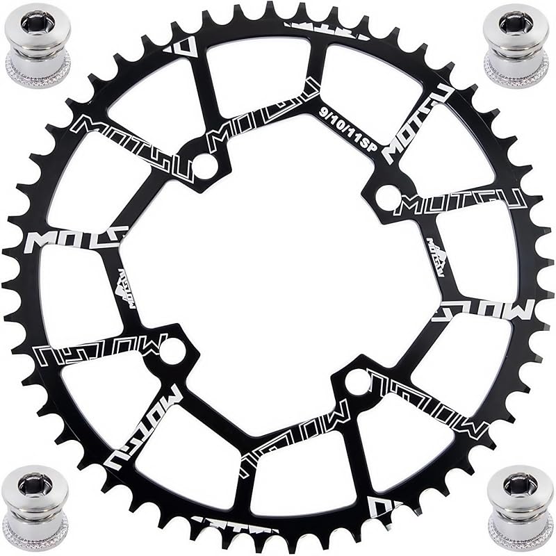 YBEKI Pro-Grade 104BCD Oval Chainring 30-52T CNC 7075-T6 Aluminum for 