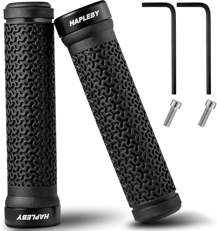 Hapleby Premium Single Lock-on Anti-Slip Mountain Bike Handlebar Grips