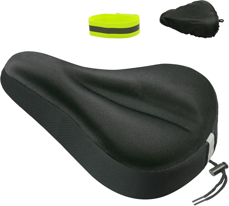 Geronmine Most Comfortable Gel Bike Seat Cover for Men Women – Padded