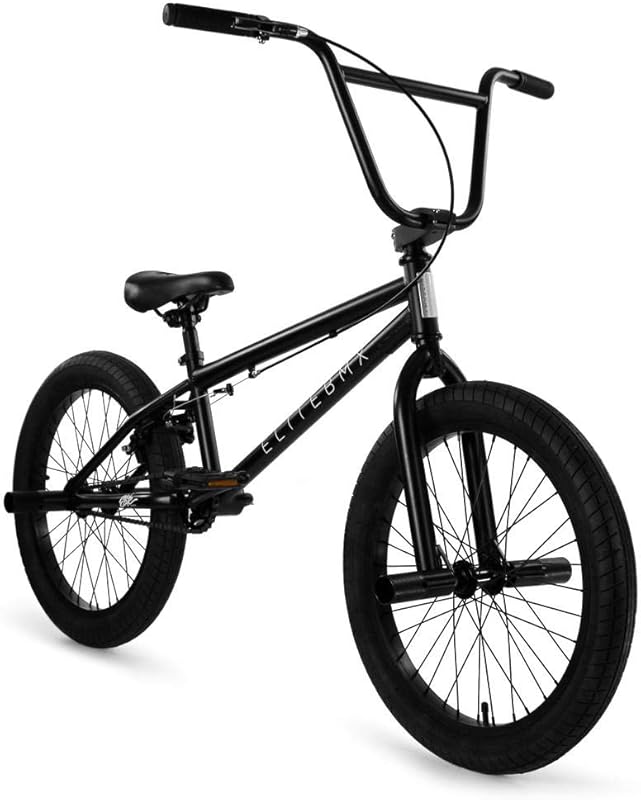 Elite Stealth BMX Freestyle Bike for Youth & Adults, Durable Steel Fra