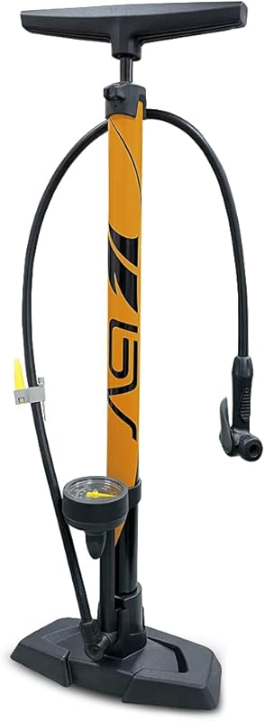 BV Floor Pump – Durable 160 PSI, Reversible Smart Valve Head for Prest