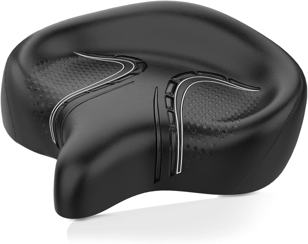 Oversized Bike Seat with Backrest – Wide Cushion for Electric, Station