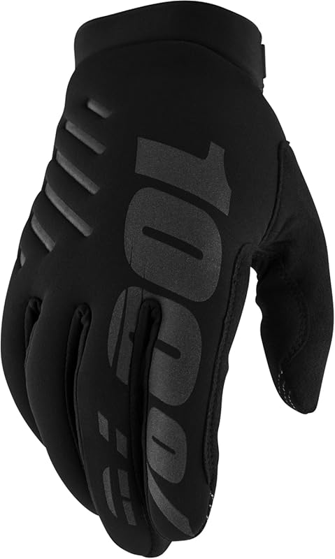 100% BRISKER Cold Weather Motocross & Mountain Bike Gloves - Warm Wint