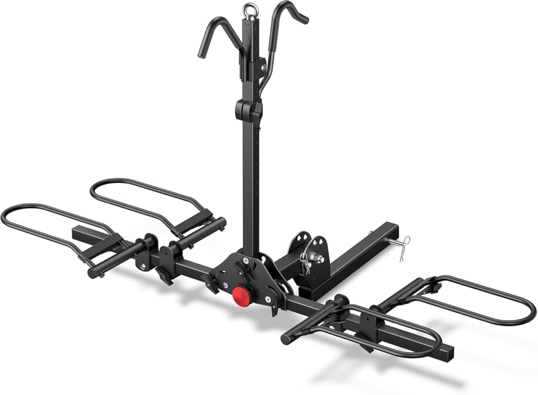 Young Bike Rack Hitch Mount Carrier, Fits SUVs, Smart Tilting, Folds F