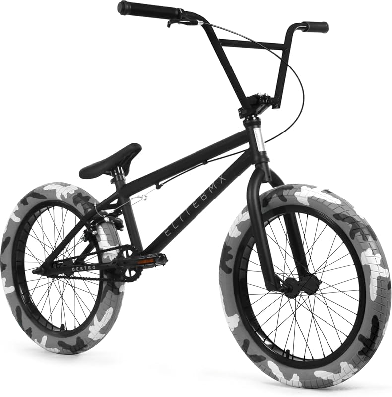 Elite BMX Freestyle Bike with 3 Piece Crank, Available in 18