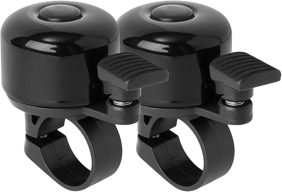 Loud Melodious Bike Bell 2 Pack for Kids and Adults on Road, Mountain,