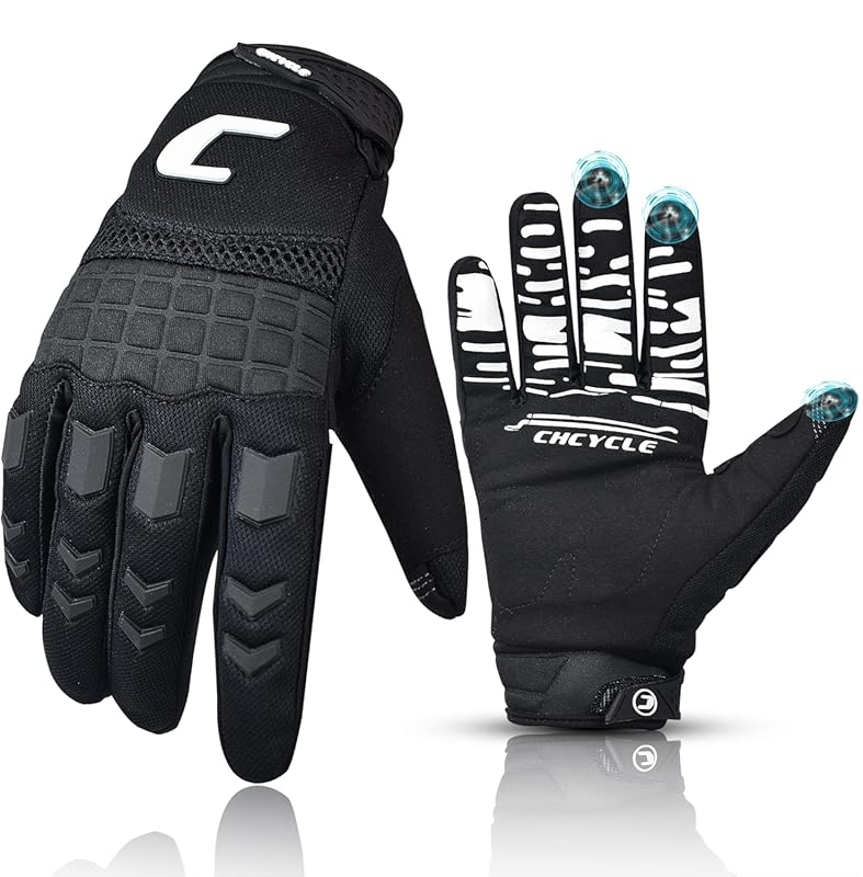 Full Finger Touch Screen Motocross Gloves – Men’s MTB, MX & ATV Racing