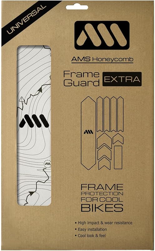 All Mountain Style Universal Bike Frame Protector Set, 10-Piece Honeyc