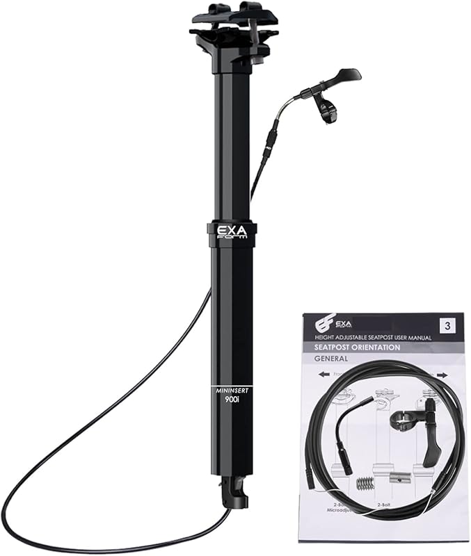 EXA Form 900i Internal Routing Dropper Post w/Lever & Cable Kit, 30.9m