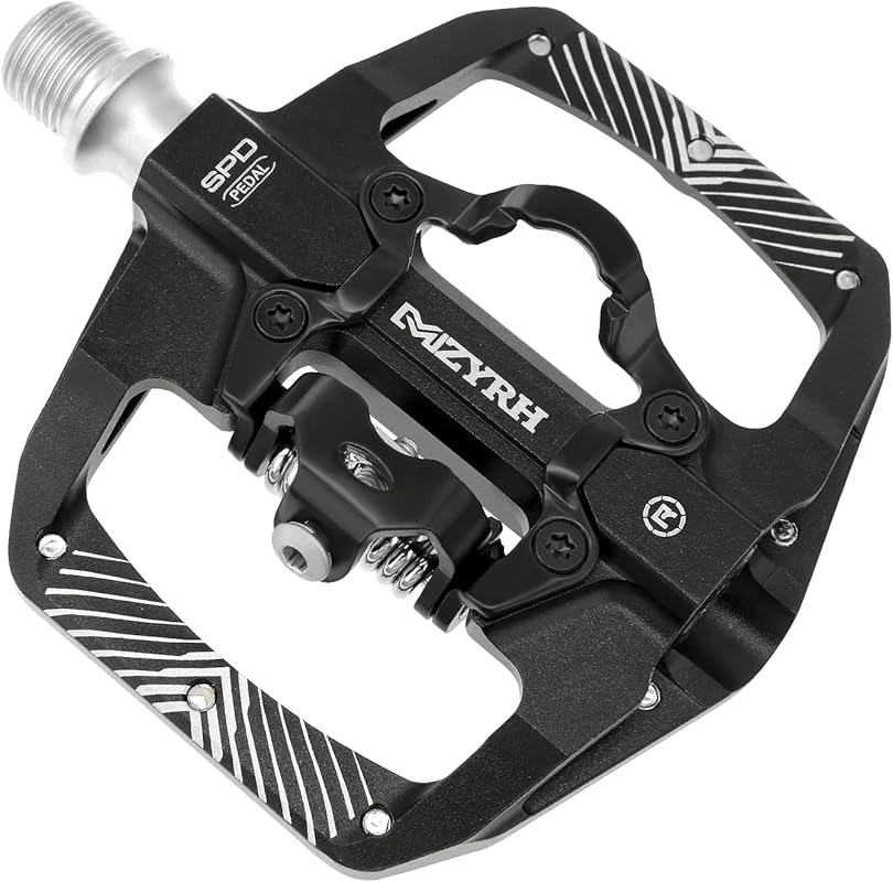 MZYRH Dual Function Sealed Clipless Aluminum MTB Pedals with 9/16