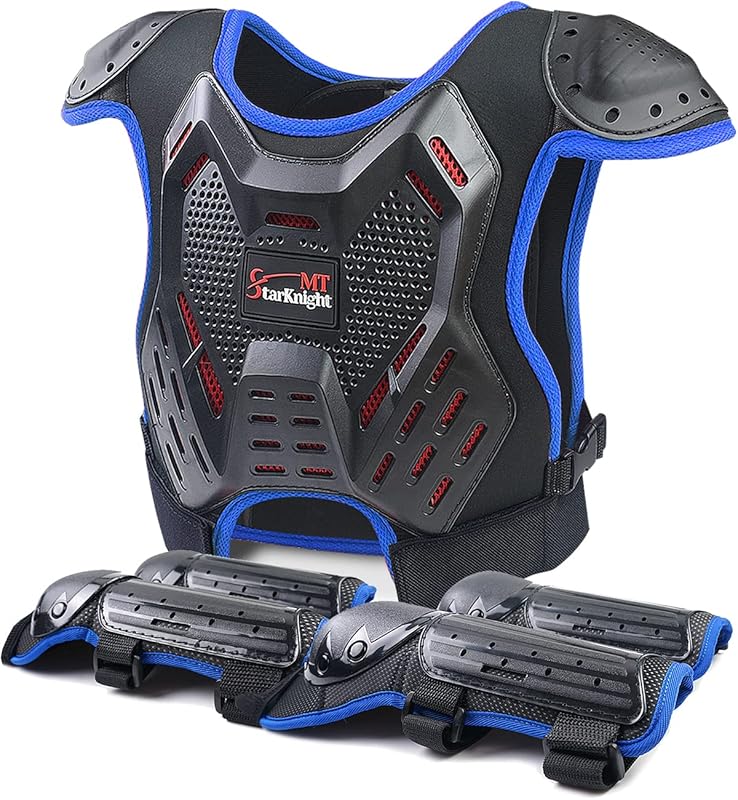 StarknightMT Youth Motocross Chest Protector for Boys & Girls, Dirt Bi