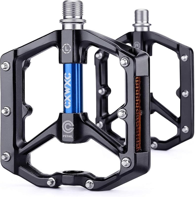 CXWXC Aluminum Road/MTB Pedals: Removable Anti-Skid Nails for Secure G