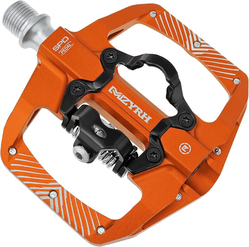 MZYRH Dual Function Sealed Clipless Aluminum MTB Pedals with 9/16