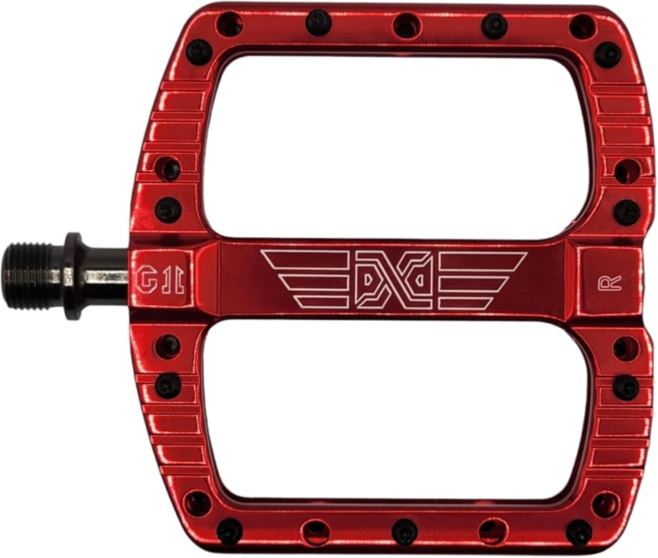 PDX G11 Large Concave Machined Aluminum Non-Slip MTB Pedals with Smoot