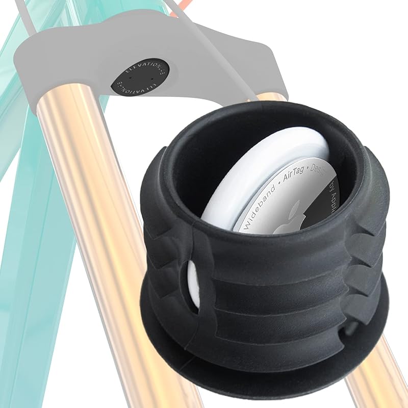Elevation Lab AirTag Mountain Bike TagVault™ Hidden Anti-Theft Fork Mo