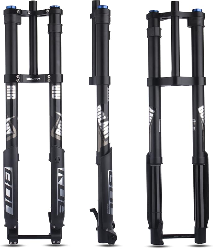 BOLANY Inverted Air Suspension Fork with 15x110mm Thru-Axle for 26/27.
