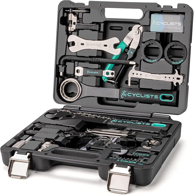 27-Piece Bicycle Repair Tool Kit with Storage Case for Mountain/Road B