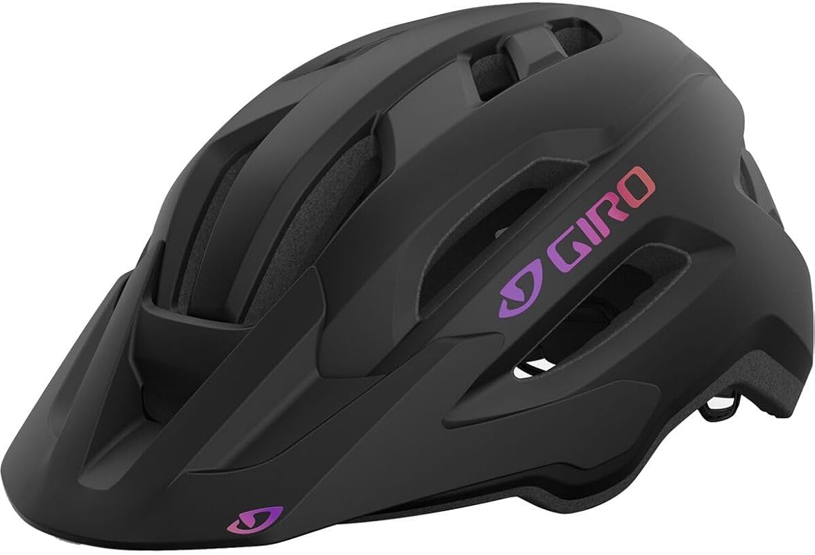 Giro Fixture II MIPS Helmet in Matte Black/Purple – Universal Fit for