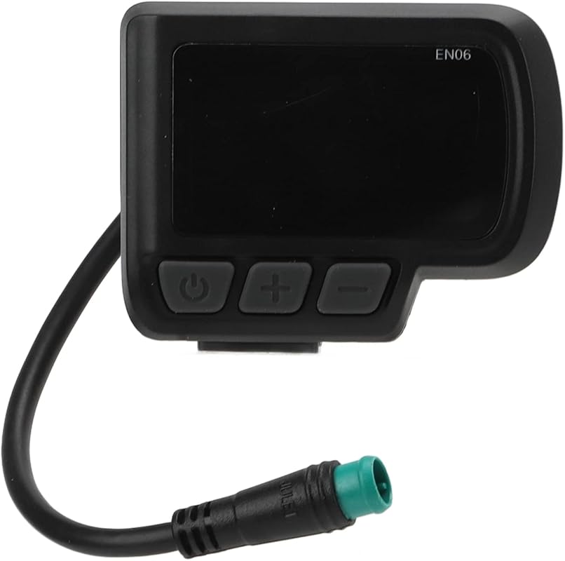 E-Bike LCD Display Meter EN06 – USB Power, Speed & Waterproof Connecto