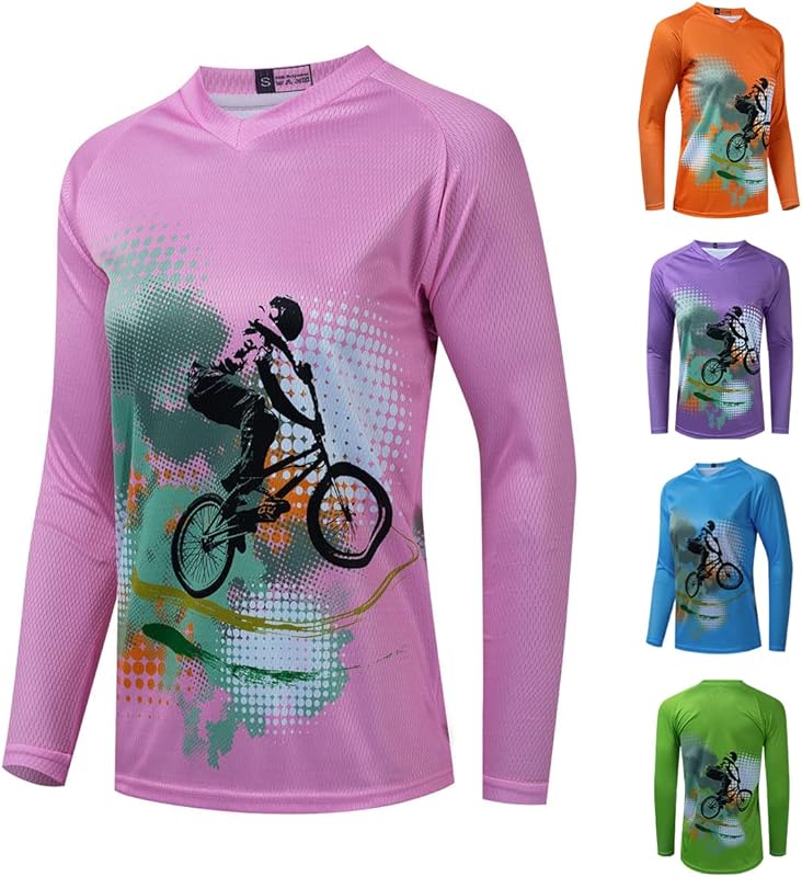 Long Sleeve MTB Jersey for Women – Durable Dirt Bike Shirt for Mountai