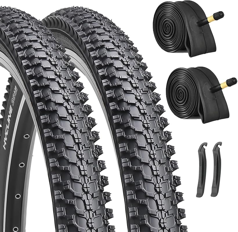 Hycline 2-Pack Mountain Bike Tires Set: 20/24/26/27.5-inch Folding Rep