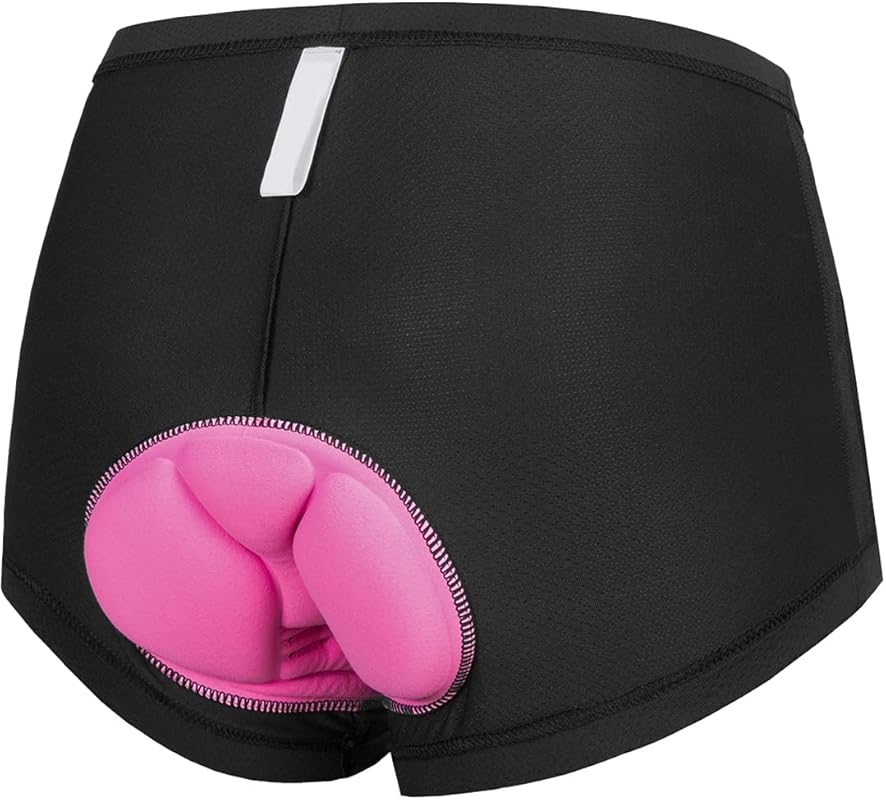 Qualidyne Women's 4D Padded Gel Mountain Bike Shorts with Riding Brief