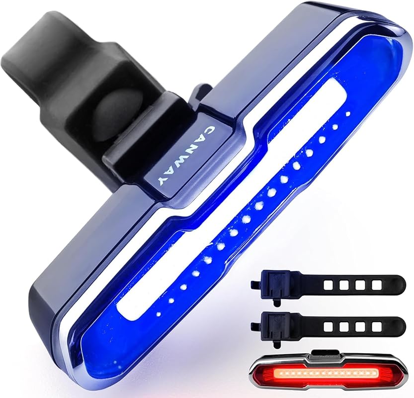 Canway USB C Rechargeable Tail Light 168 Lumens, 5 Modes, Waterproof f