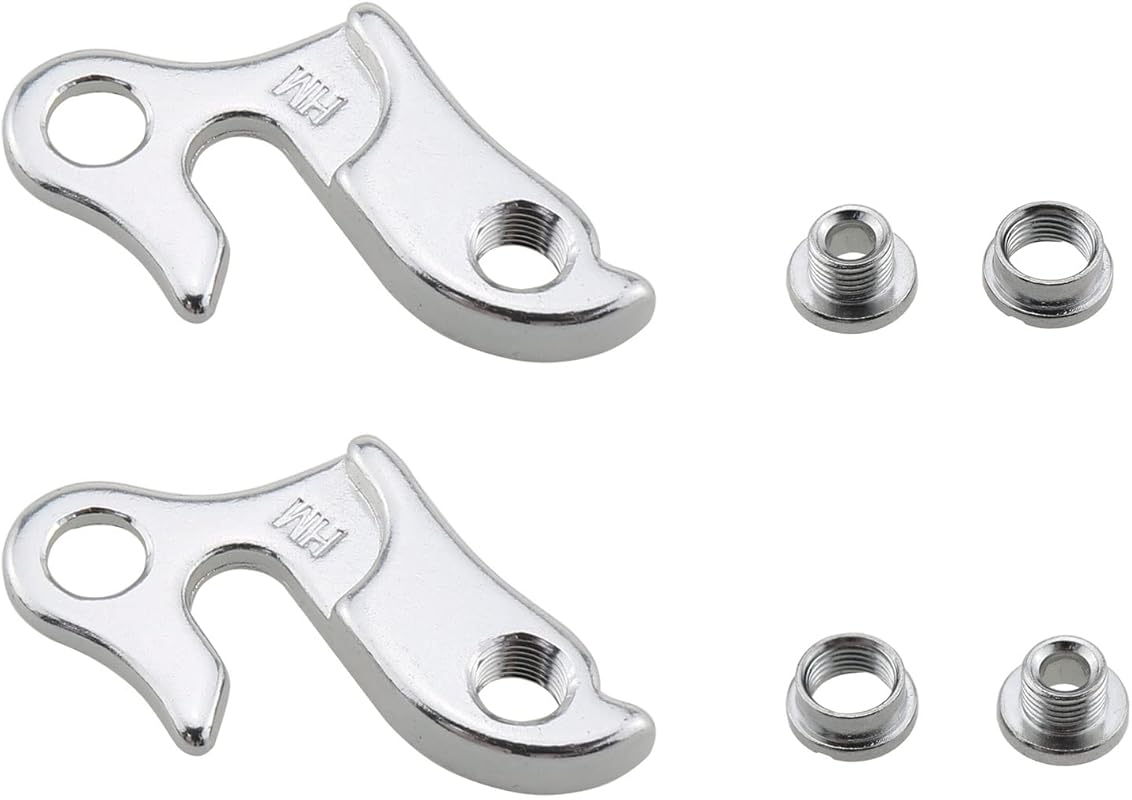 E-outstanding 2PCS Aluminum Alloy Rear Derailleur Hanger for Universal