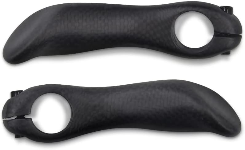 RXL SL Full Carbon Bar Ends 22.2mm Matte Black 3k Fiber