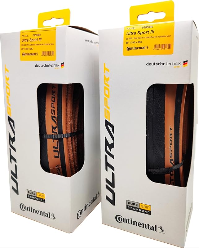 Continental Ultra Sport III Road Bike Tire, E25 Ebike Rated, PureGrip