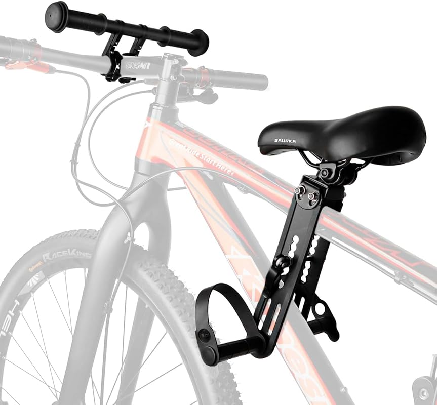 Front-Mounted Kid Bike Seat & Handlebar for Parent-Child MTB Cycling C