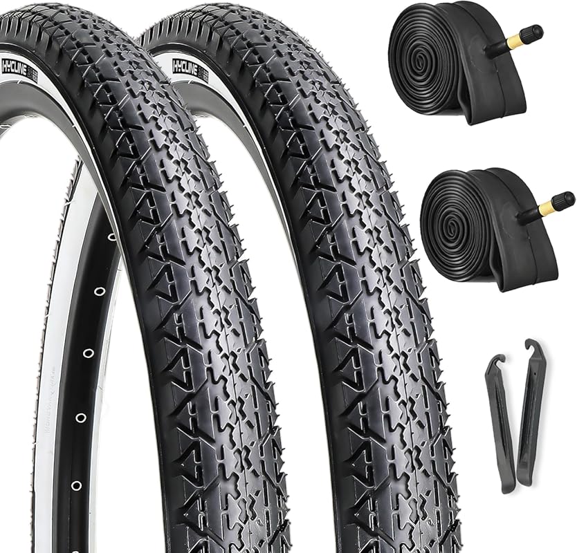 Hycline 26x2.125 Cruiser Bike Tires Set – Premium Butyl Rubber Folding