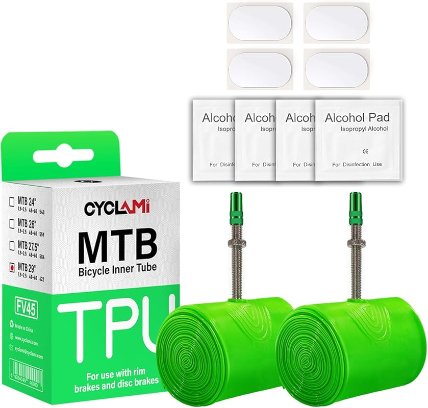 Cyclami TPU Inner Tube for 700C, MTB 26/27.5/29 & Gravel, Presta Valve