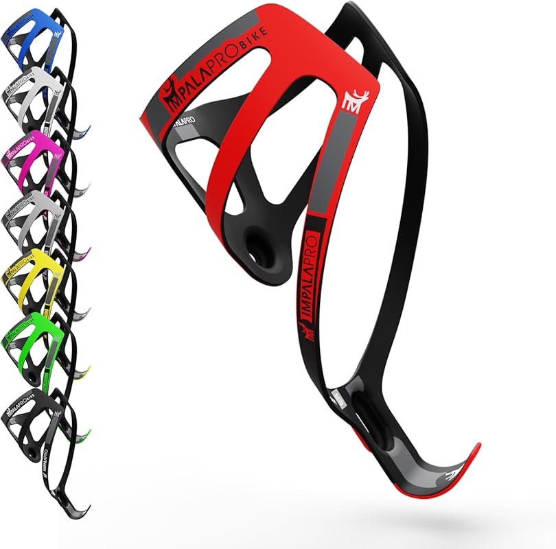 18gr Full Carbon Fiber Bottle Cage for Road & Mountain Bikes in Red
