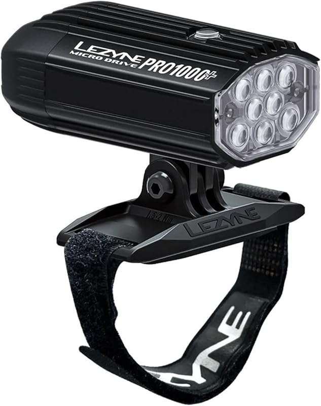 LEZYNE Micro Drive Pro 1000+ Aluminum Bike Light, USB-C Rechargeable,