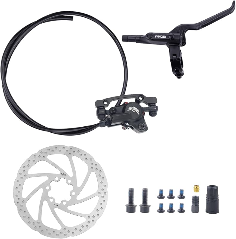 WEEROCK Hydraulic Brake Set with 160mm Rotors, Left Front 800mm & Righ