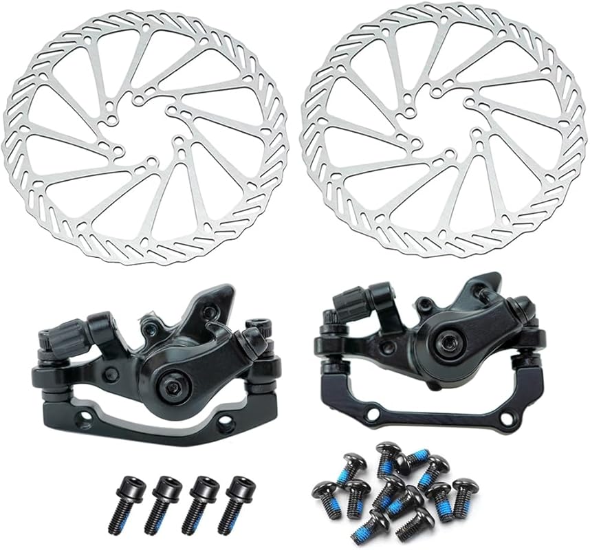 Bicycle Mechanical Disc Brake Kit with Front & Rear Calipers and 160mm