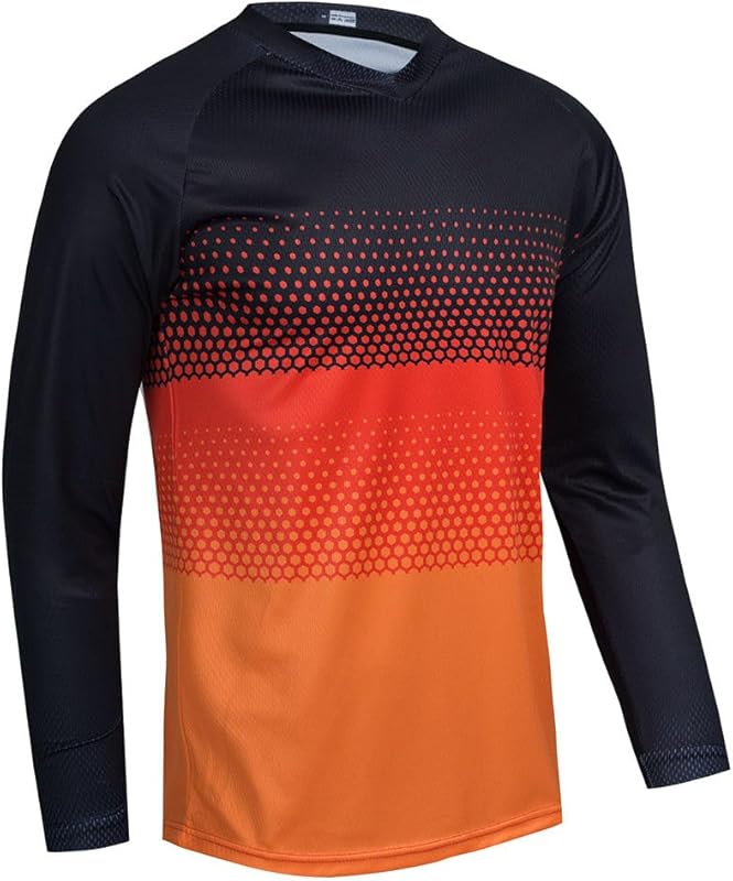 Men’s Long Sleeve Dirt Bike Jersey for MTB, Motorcycle & Motocross Rid