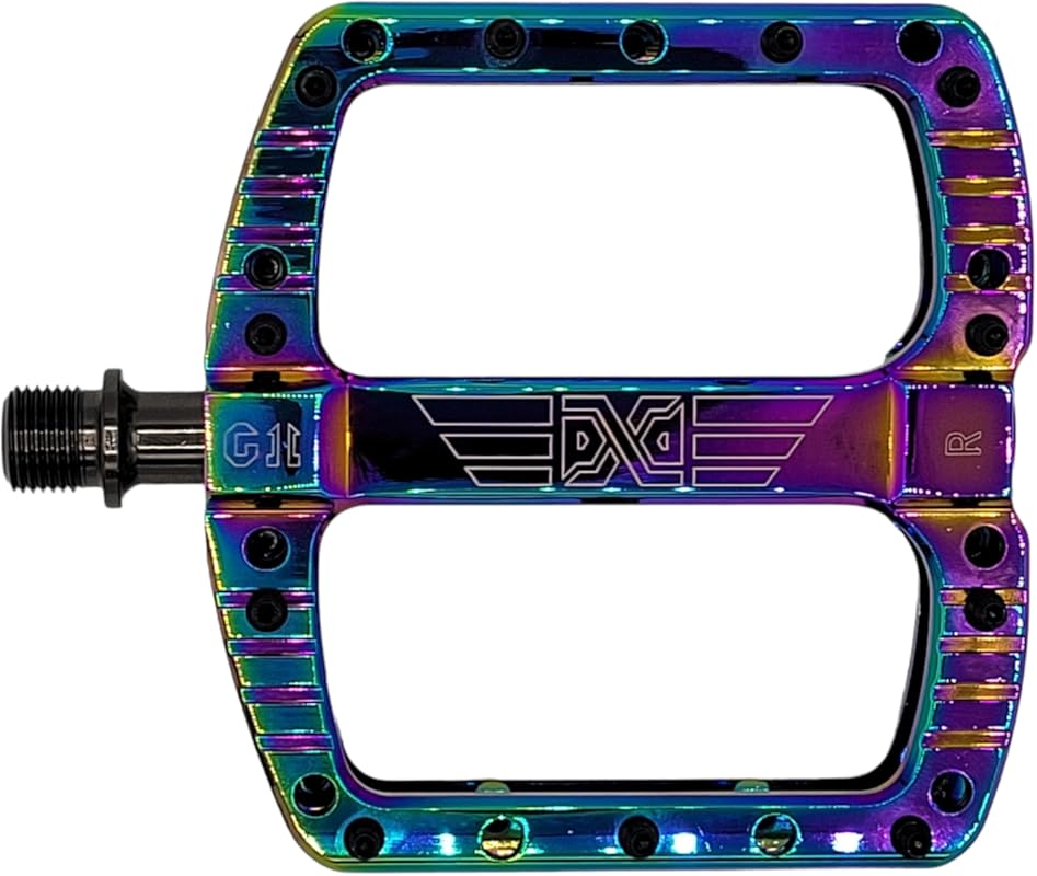 PDX G11 Mountain Bike Pedals – Large Concave Machined Aluminum, Non-Sl