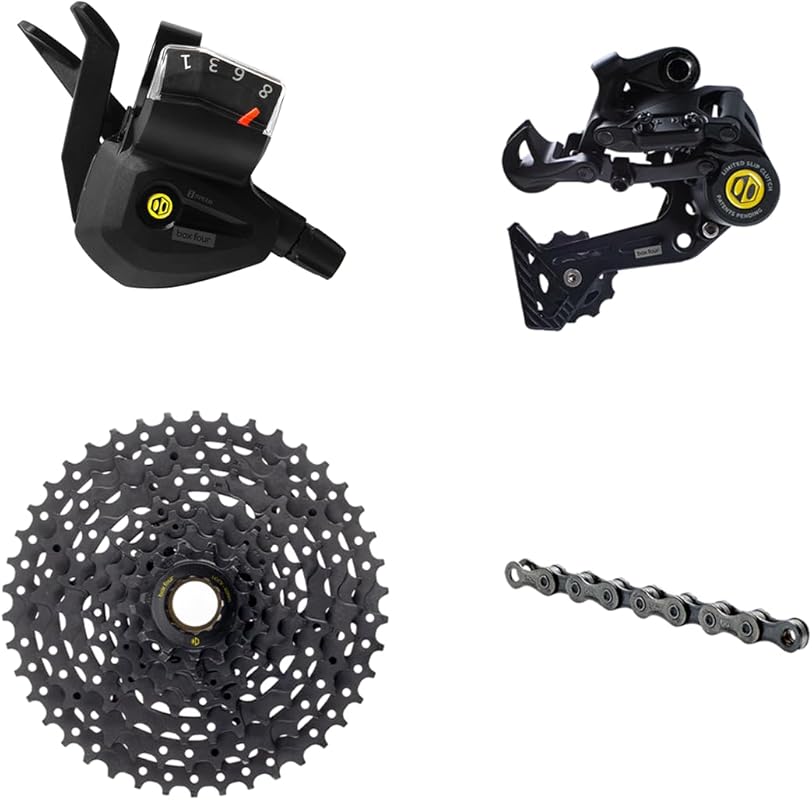 Box Four 8-Speed Non-E-Bike & Single-Shift E-Bike Groupset with Derail
