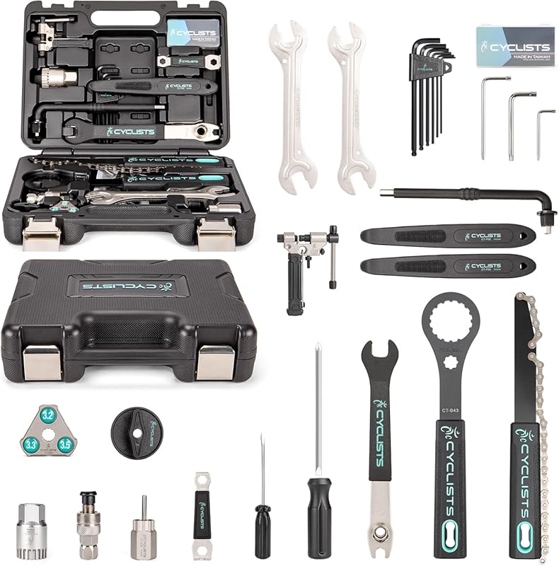 22 PCS Bike Tool Kit with Storage Case for Mountain & Road Bikes