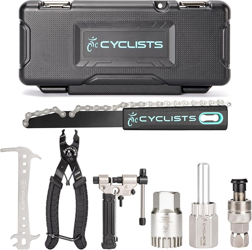 7-Piece Bike Tool Kit – Mountain/Road Repair Kit with Storage Case for