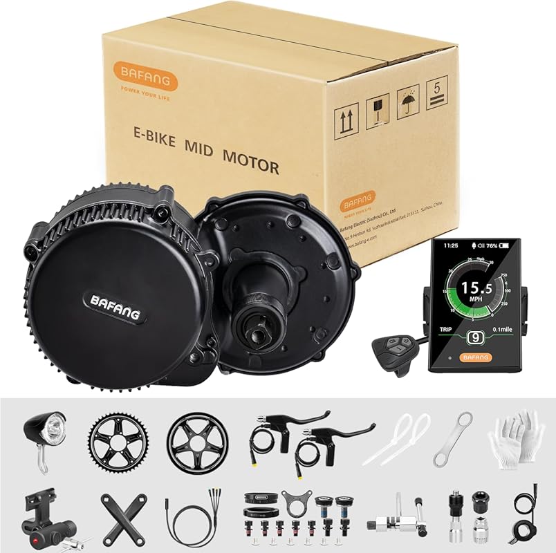 BAFANG UART Mid Drive Kits (36V/48V, 250W–1000W) for BBS01B/BBS02B/BBS