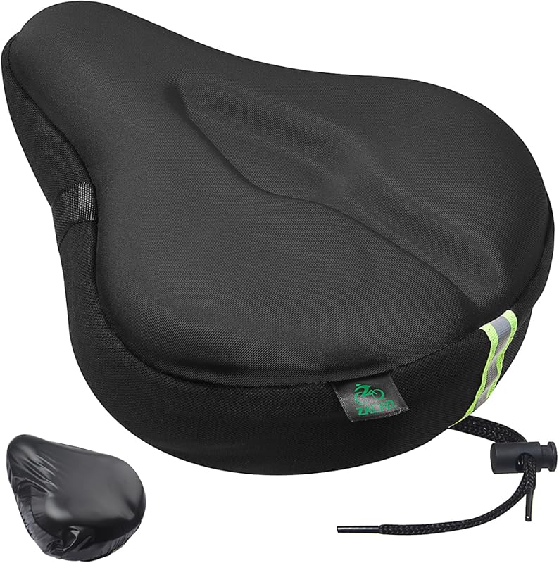 Zacro Gel Padded Bike Seat Cover for Men Women – Extra Soft Exercise B