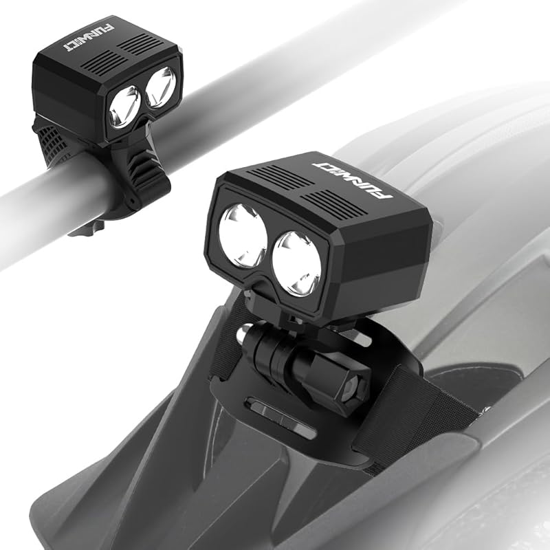 Rechargeable 1000 Lumens Helmet Light, IP65 Waterproof, 5 Modes for Mo