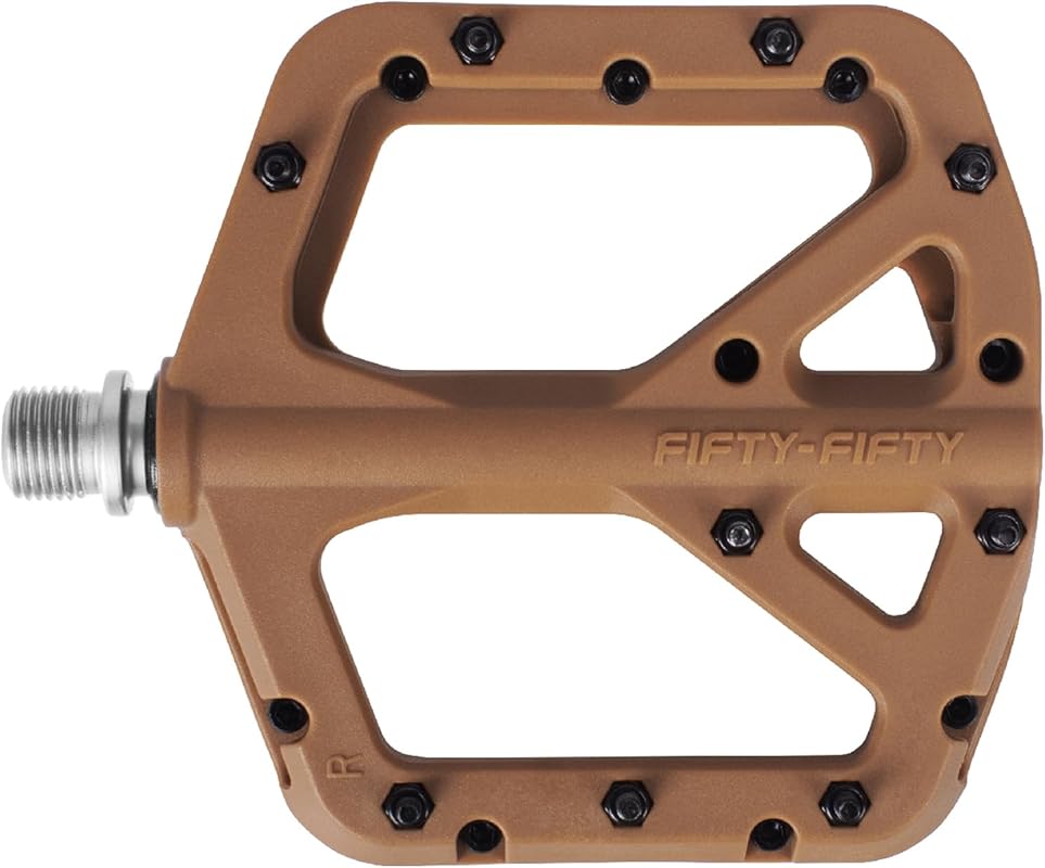FIFTY-FIFTY Non-Slip MTB Pedals, Lightweight Nylon Composite, 9/16