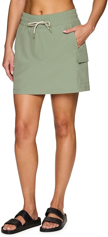 Avalanche Women's Quick-Dry Ripstop Skort with Built-In Bike Shorts & 