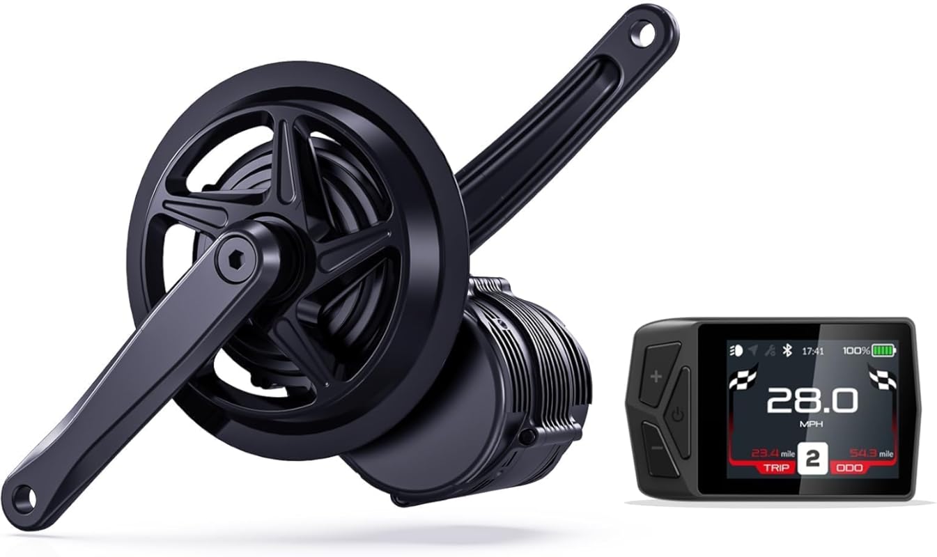 TSDZ-8 750W Mid-Drive Ebike Conversion Kit with Optional Battery & Uni